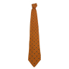 DRAKE'S LONDON ocher/black wool lined man tie cm 147x8 100% wool MADE IN ENGLAND