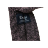 DRAKE'S LONDON unlined men's tie with wisteria/black herringbone pattern 147x8 cm 100% wool MADE IN ENGLAND