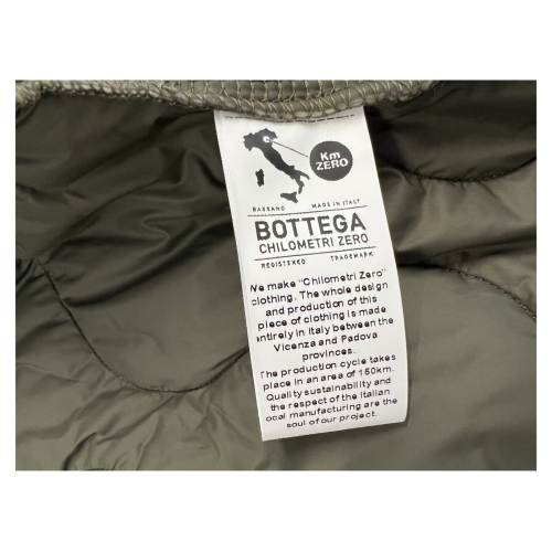4.10 by BottegaChilometriZero giacca camicia donna trapuntata giallo DD22606 FANTASIA 100% nylon MADE IN ITALY