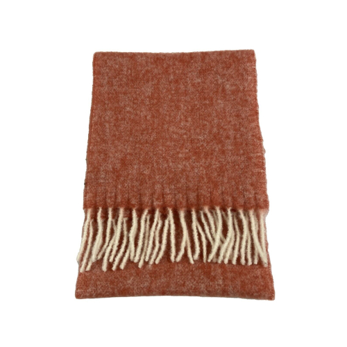 MATI heavy melange scarf with fringes art BAJKAL MADE IN ITALY