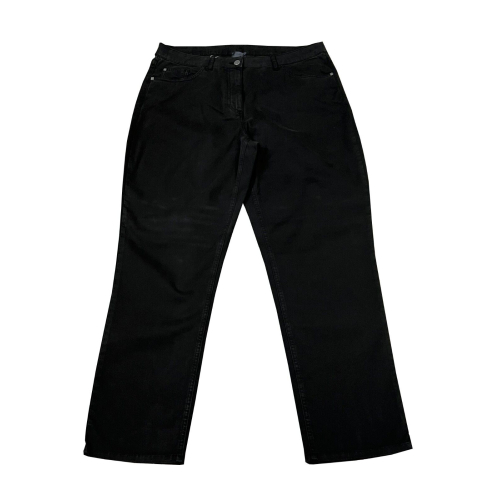 PERSONA by Marina Rinaldi jeans donna raso cotone nero slim fit 23.1134062 REALTA