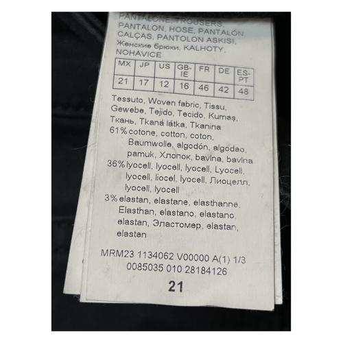 PERSONA by Marina Rinaldi jeans donna raso cotone nero slim fit 23.1134062 REALTA