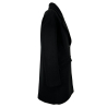 OPTIONS women's black egg coat art 774 100% polyester MADE IN ITALY