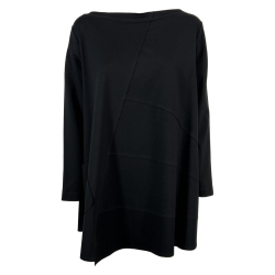 TADASHI blusa donna nera...