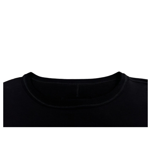 TADASHI blusa donna jersey nera maxi over TAI234032 MADE IN ITALY