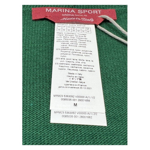 MARINA SPORT by Marina Rinaldi maglia donna verde 23.5363092 ARTEFICE MADE IN ITALY