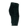 LA FEE MARABOUTEE green velvet woman trousers FB-PA-CHRONO-V 97% cotton 3% elastane
