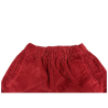 4.10 by BottegaChilometriZero pantalone donna velluto coste rosso DD22674 OPICINA MADE IN ITALY
