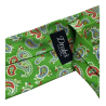 DRAKE'S LONDON Tie Man CASHMERE fantasy LIGHT GREEN 147x8 cm MADE IN ENGLAND