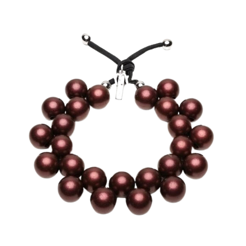BallsMania necklace made with nickel free metallic effect resin spheres