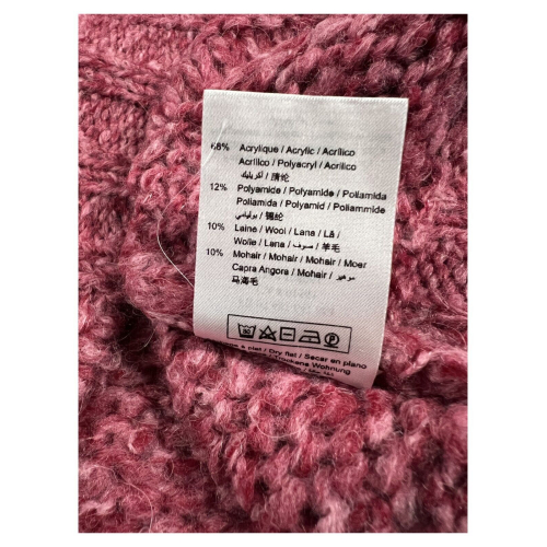 LA FEE MARABOUTEE maglia donna girocollo melange FE-PU-RALICE   MADE IN ITALY