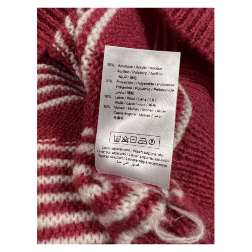LA FEE MARABOUTEE maglia donna girocollo bicolore FE-PU-RUSE MADE IN ITALY