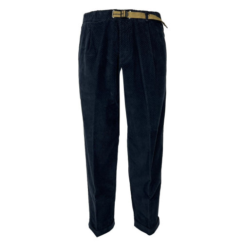 WHITE SAND pantalone uomo velluto diagonale WSU67 312 ALEX 100% cotone MADE IN ITALY