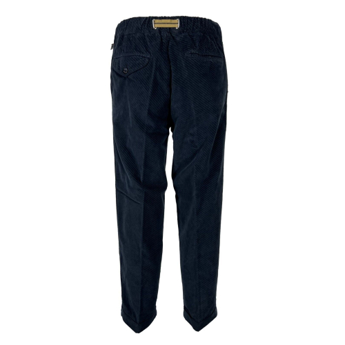 WHITE SAND men's diagonal velvet trousers WSU67 312 ALEX 100% cotton MADE IN ITALY