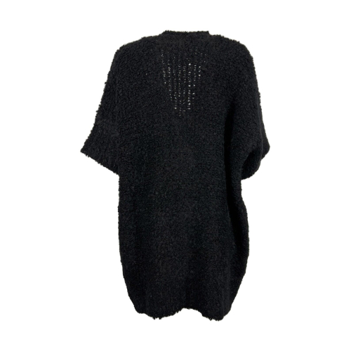 NOODLE cardigan donna lana boucle con lurex in tinta art 229 MADE IN ITALY