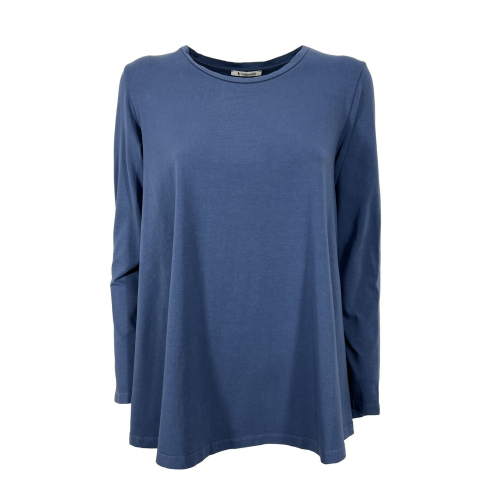 TREBARRABI flared t-shirt in winter cotton TENDA JCO MADE IN ITALY