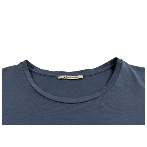 TREBARRABI t-shirt donna svasata in cotone invernale TENDA JCO MADE IN ITALY