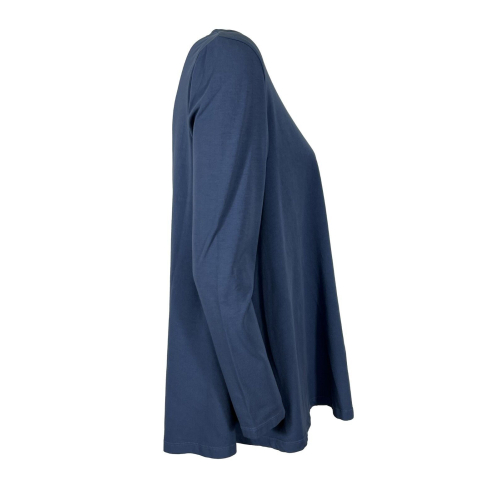 TREBARRABI flared t-shirt in winter cotton TENDA JCO MADE IN ITALY