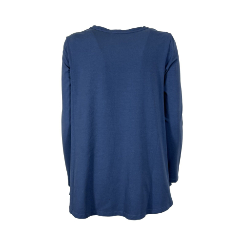 TREBARRABI flared t-shirt in winter cotton TENDA JCO MADE IN ITALY