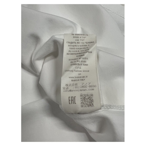 TREBARRABI woman t-shirt with slits winter cotton TIMO JCO MADE IN ITALY