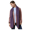 PERSONA by Marina Rinaldi N.O.W line striped wool bouclè scarf 23.7743022 SALINA MADE IN ITALY