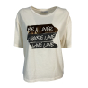 T-shirt Donna con stampa LEA SWANN 7098 100% cotone MADE IN ITALY
