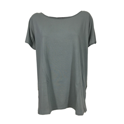 NEIRAMI t-shirt donna scollo tondo over T369JE-N/S1 94% cotone 6% elastan MADE IN ITALY