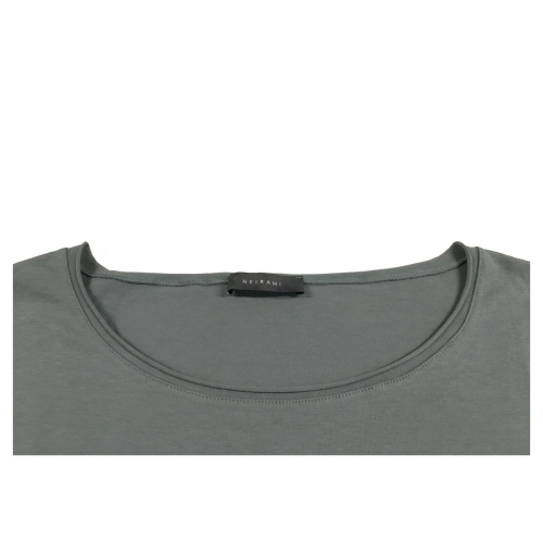 NEIRAMI t-shirt donna scollo tondo over T369JE-N/S1 94% cotone 6% elastan MADE IN ITALY