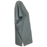NEIRAMI t-shirt donna scollo tondo over T369JE-N/S1 94% cotone 6% elastan MADE IN ITALY