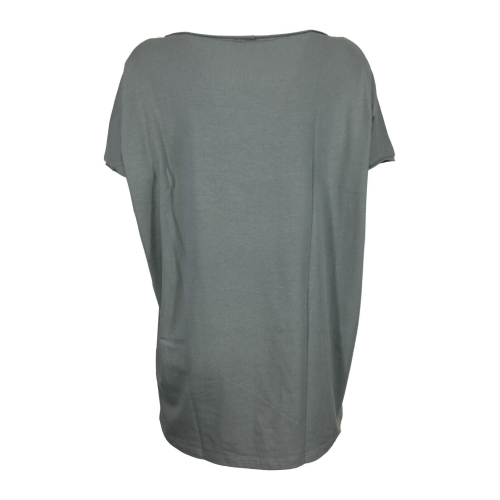NEIRAMI t-shirt donna scollo tondo over T369JE-N/S1 94% cotone 6% elastan MADE IN ITALY