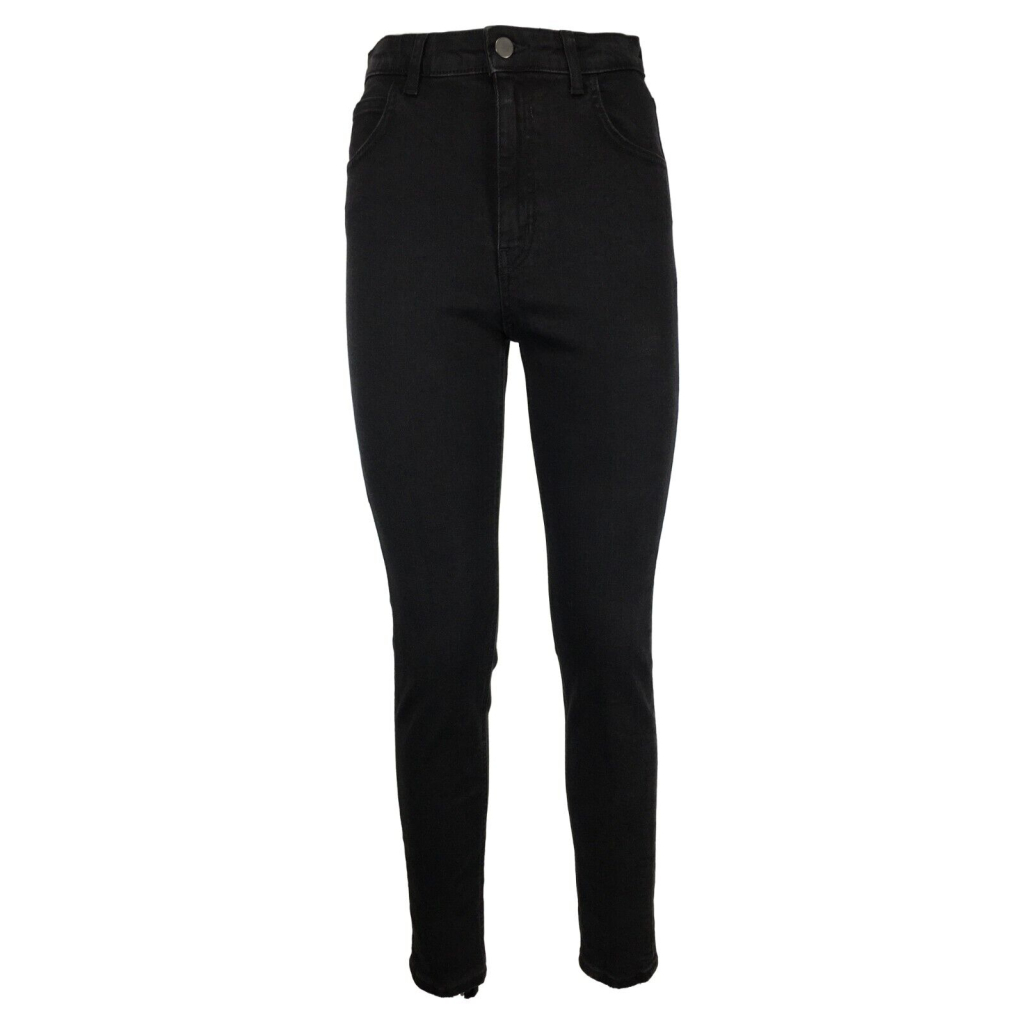 98% LAILA nero MADE BLACK donna cotone 7.24 ITALY IN jeans elastan 2%