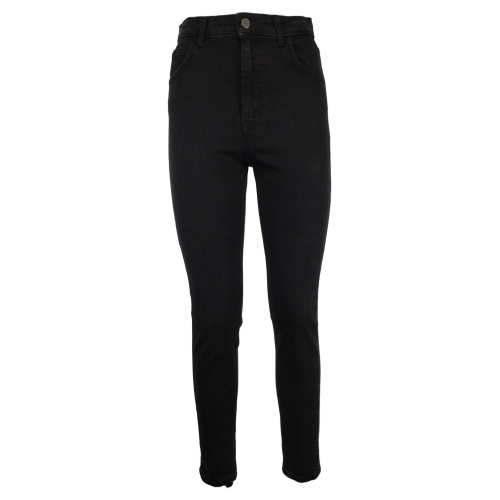 7.24 black woman jeans LAILA BLACK 98% cotton 2% elastane MADE IN ITALY