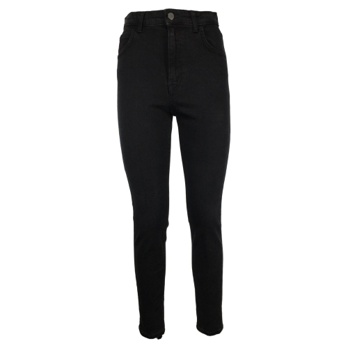 7.24 jeans donna nero LAILA BLACK 98% cotone 2% elastan MADE IN ITALY