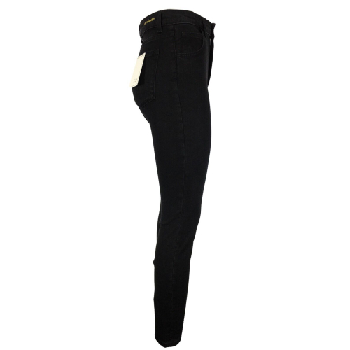 7.24 jeans donna nero LAILA BLACK 98% cotone 2% elastan MADE IN ITALY