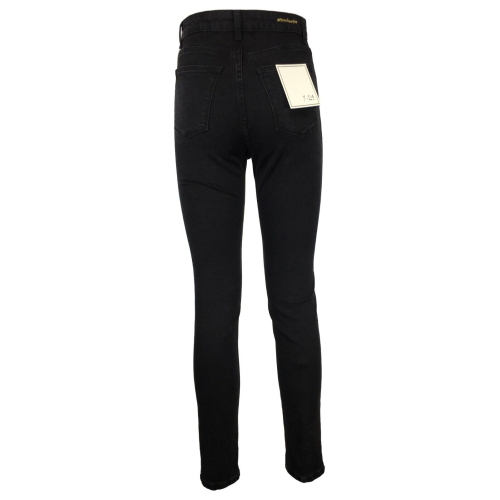 7.24 jeans donna nero LAILA BLACK 98% cotone 2% elastan MADE IN ITALY