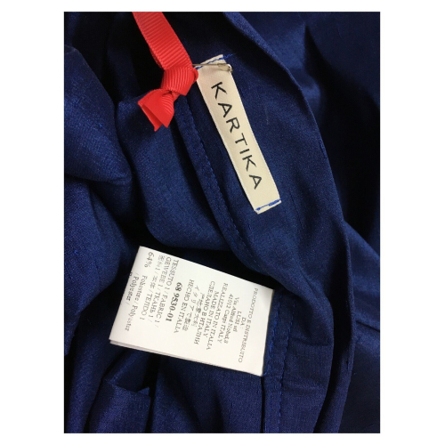 KARTIKA women's shantung skirt model corolla art 6805-K9530/01 MADE IN ITALY