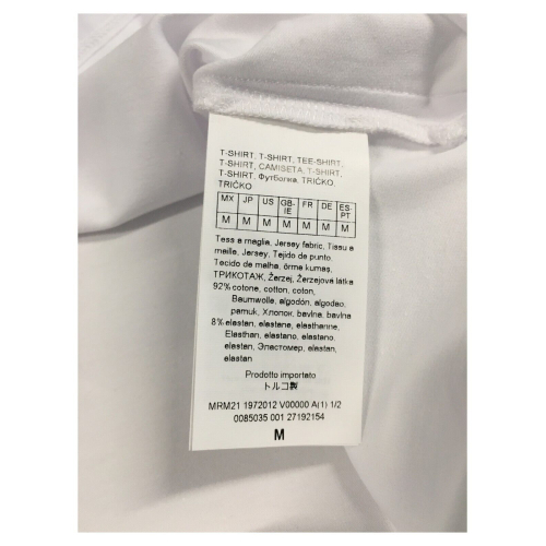 PERSONA by marina Rinaldi t-shirt donna bianca 21.1972012 VALZER 92% cotone 8% elastan