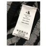 TREBARRABI maglia donna nera righe piazzate bianche MARCIA CRISPY 100% cotone