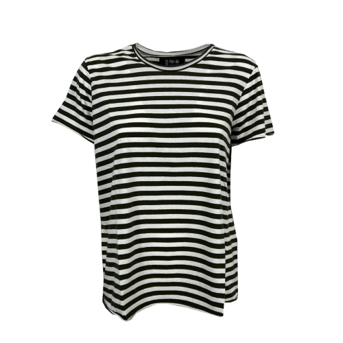 LABO.ART t-shirt donna righe RICO JERSEY RIGATO 95% cotone 5% elastan MADE IN ITALY