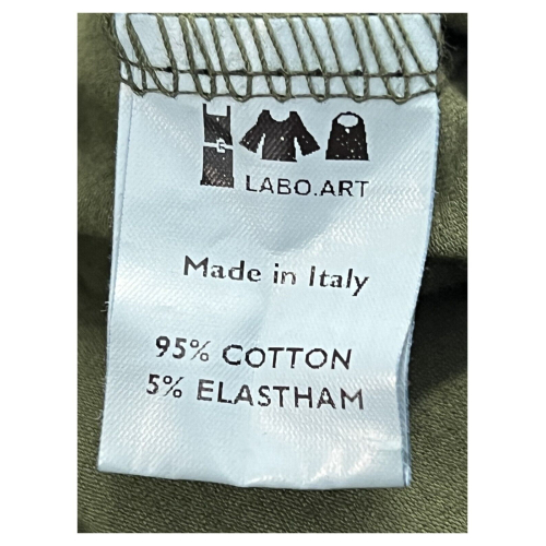 LABO.ART t-shirt donna girocollo UOVO JERSEY 95% cotone 5% elastan MADE IN ITALY