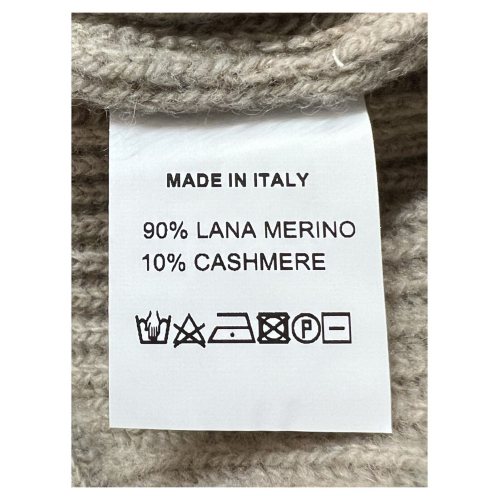 TERZO FUSO 1952 English rib men's sweater SP028 90% wool 10% cashmere MADE IN ITALY