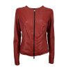 SOMETHING SPECIAL COLLECTION red women's jacket model GUCCI NAPPA 100% leather MADE IN ITALY