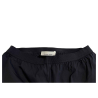 LIVIANA CONTI pantalone donna nero leggins cotone leggero F3SK81 MADE IN ITALY