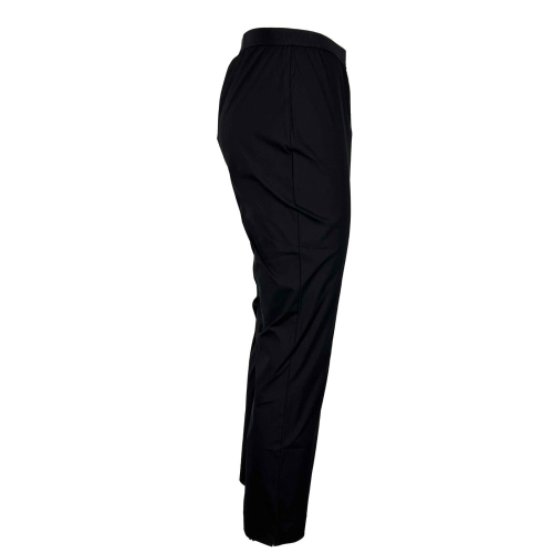 LIVIANA CONTI pantalone donna nero leggins cotone leggero F3SK81 MADE IN ITALY