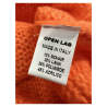 OPEN LAB women's wool round neck sweater Mod. CELESTE MADE IN ITALY