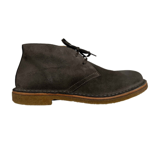 ASTORFLEX men s gray shoes mod GREENFLEX POLACCHINO 100 leather MADE IN ITALY
