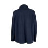 PERSONA by Marina Rinaldi women's blue/grey unlined jacket 31.1021273 TECHNICAL 94% polyester 6% elastane