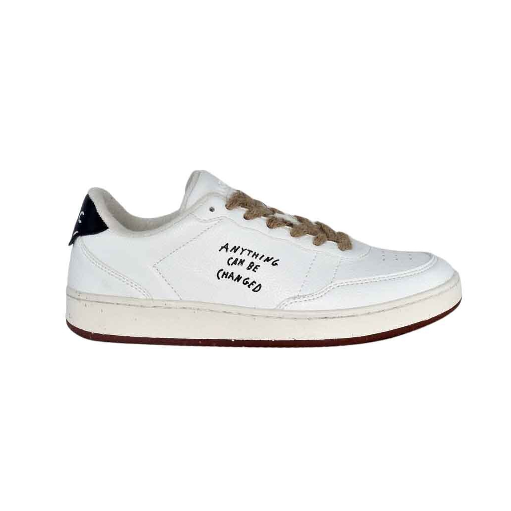 ACBC sneakers uomo EVERGREEN WHITE & BLACK materiali sostenibili e 100% animal free