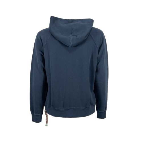 MADSON by BottegaChilometriZero men's brushed sweatshirt DU22758 100% recycled cotton MADE IN ITALY