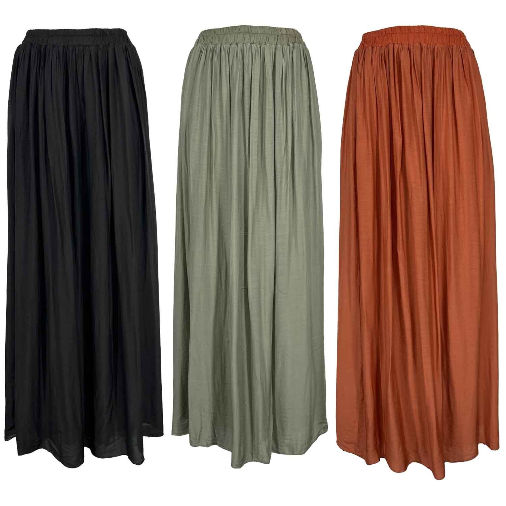 HUMILITY 1949 long woman skirt HD-JU-ROKKA 60% viscose 30% silk MADE IN ITALY